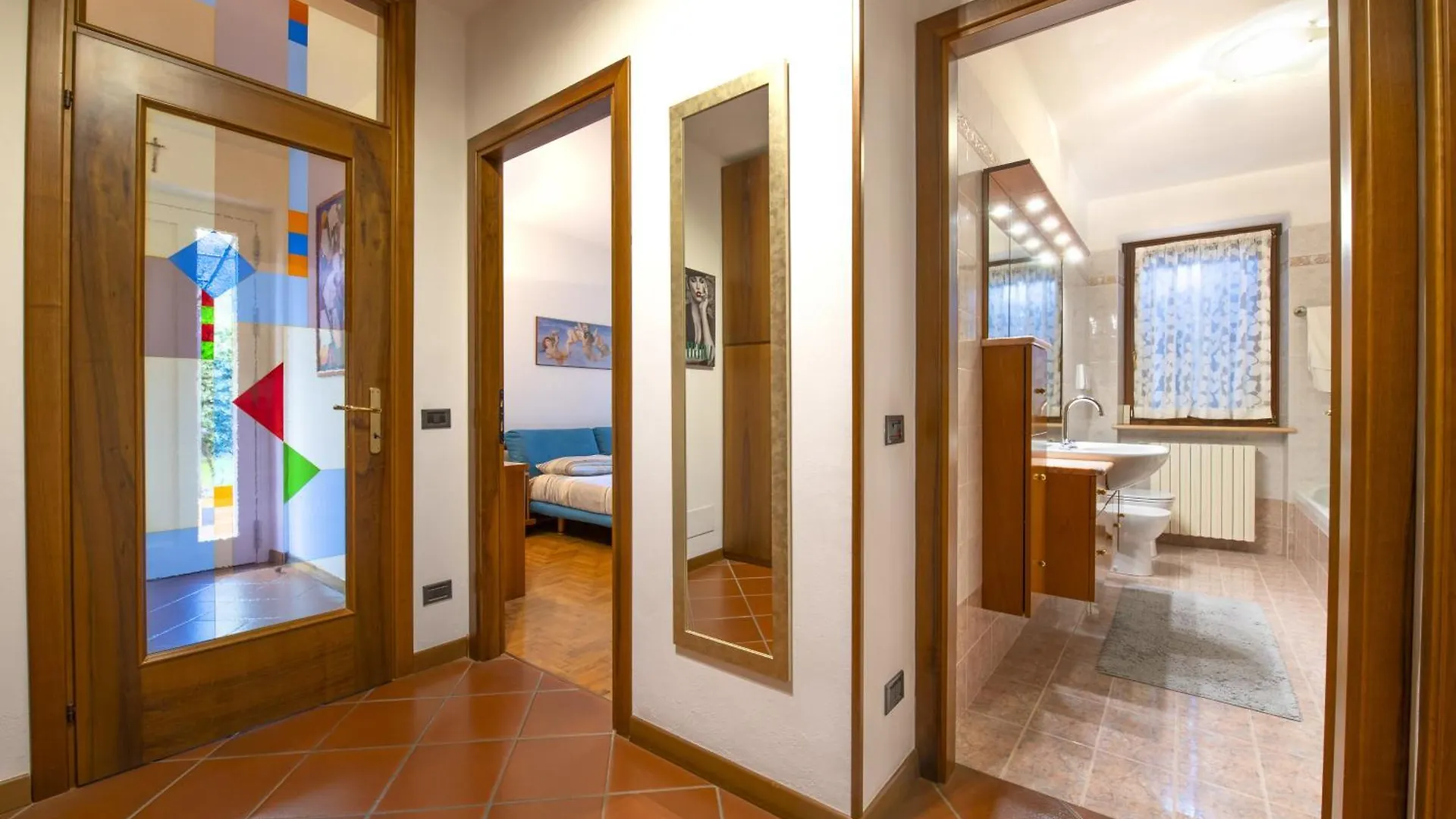 La Casa Rossa Tra Lago E Montagna Garage Wi-Fi Costermano 0*,
